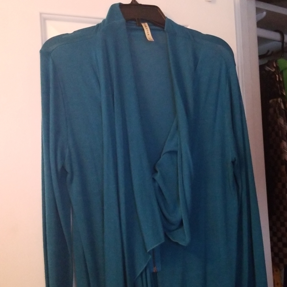 Peacock drapey lightweight sweater